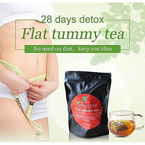 Flat Tummy Tea - প্রিমিয়াম ডিটক্স ও ওয়েট লস টি (28 Bags) - ডায়েট ছাড়াই কমান ওজন ও ব্লোটিং