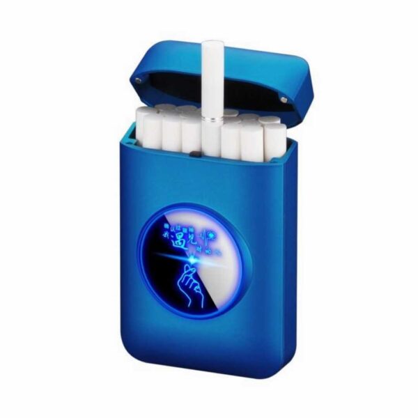 Cigarette case Box With Usb Rechargeable Electronic Lighter